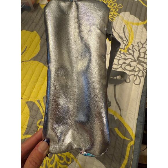 NWOT Disney Princesses 100th Silver Metallic Multi All Over Print Mini Backpack - Picture 6 of 7